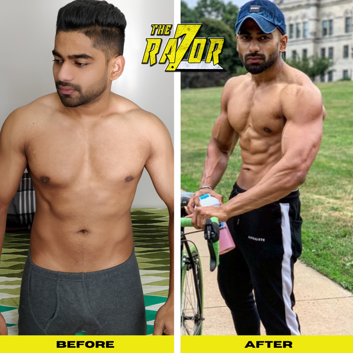 Transformation from Busy Professional to Bodybuilder